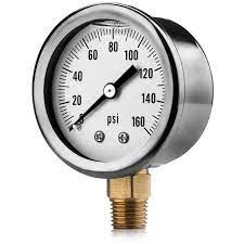 Bourdon tube pressure gauge